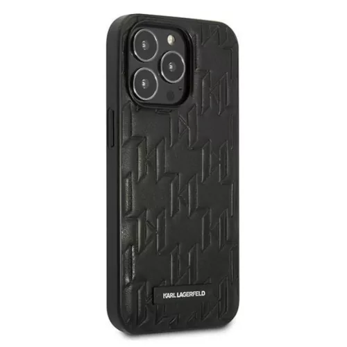 Karl Lagerfeld KLHCP13LMNMP1K iPhone 13 Pro hardcase fekete / fekete M-3666339049140 4 kép