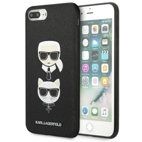 Karl Lagerfeld Saffiano Karl&Choupette Head tok iPhone 7 Plus / iPhone-3666339054991 1 kép
