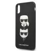 Karl Lagerfeld Saffiano Karl&Choupette Head tok iPhone XS Max - fekete-3666339055011 3 kép