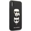 Karl Lagerfeld Saffiano Karl&Choupette Head tok iPhone XS Max - fekete-3666339055011 5 kép