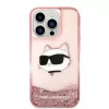 Karl Lagerfeld KLHCP14XLNCHCP iPhone 14 Pro Max 6.7" pink/pink kemény-3666339086992 3 kép