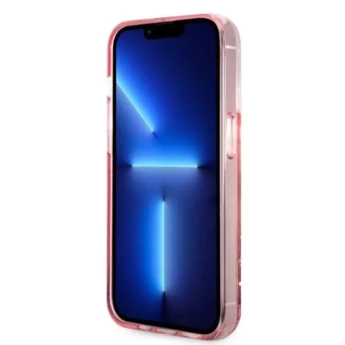 Karl Lagerfeld KLHCP14XLNCHCP iPhone 14 Pro Max 6.7" pink/pink kemény-3666339086992 5 kép