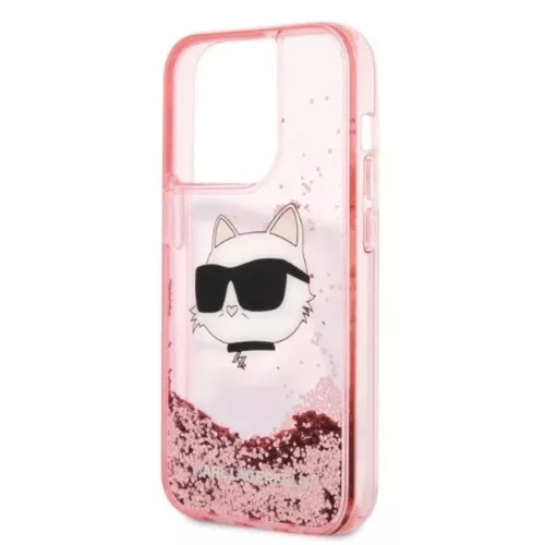 Karl Lagerfeld KLHCP14XLNCHCP iPhone 14 Pro Max 6.7" pink/pink kemény-3666339086992 6 kép