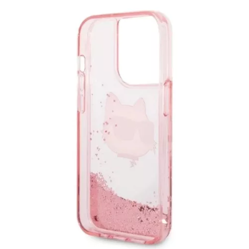Karl Lagerfeld KLHCP14XLNCHCP iPhone 14 Pro Max 6.7" pink/pink kemény-3666339086992 7 kép