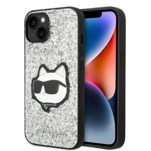 Karl Lagerfeld KLHCP14SG2CPS iPhone 14 6.1" ezüst/ezüst keménytok G-3666339099435 1 kép