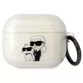 Karl Lagerfeld KLA3HNKCTGT AirPods 3 tok transzparens glitter Karl&Cho-3666339088125 1 kép