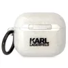 Karl Lagerfeld KLA3HNKCTGT AirPods 3 tok transzparens glitter Karl&Cho-3666339088125 2 kép