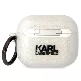 Karl Lagerfeld KLA3HNKCTGT AirPods 3 tok transzparens glitter Karl&Cho-3666339088125 2 kép