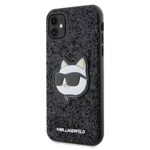 Karl Lagerfeld KLHCN61G2CPK iPhone 11 6.1" fekete/fekete kemény tok G-3666339170028 2 kép