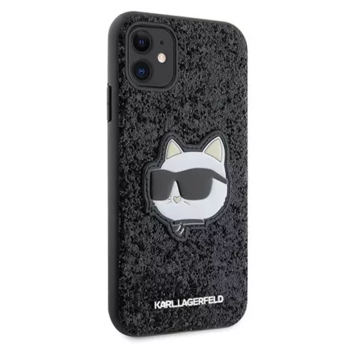 Karl Lagerfeld KLHCN61G2CPK iPhone 11 6.1" fekete/fekete kemény tok G-3666339170028 4 kép
