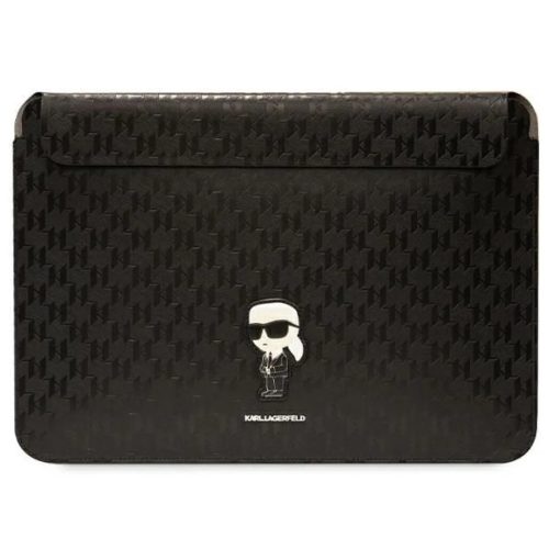 Karl Lagerfeld Saffiano Monogram Ikonik tok 16" laptophoz - fekete