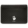 Karl Lagerfeld Saffiano Monogram Choupette 16" laptop táska - fekete