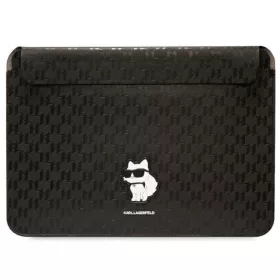   Karl Lagerfeld Saffiano Monogram Choupette 16" laptop táska - fekete