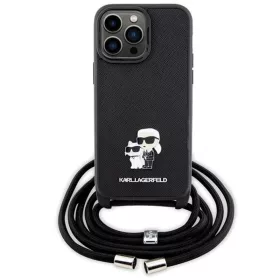 Karl Lagerfeld KLHCP14XSAKCPSK tok iPhone 14 Pro Max 6.7" - fekete Cro-3666339165741 2 kép