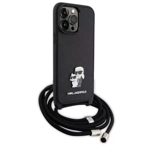 Karl Lagerfeld KLHCP14XSAKCPSK tok iPhone 14 Pro Max 6.7" - fekete Cro-3666339165741 3 kép