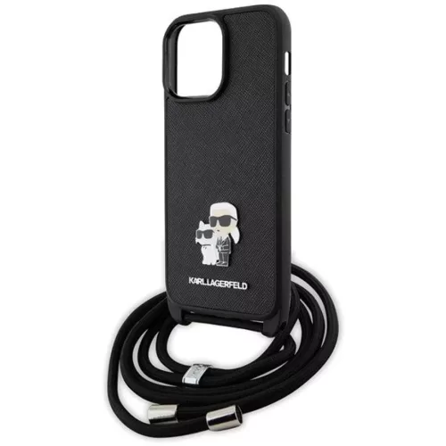 Karl Lagerfeld KLHCP14XSAKCPSK tok iPhone 14 Pro Max 6.7" - fekete Cro-3666339165741 5 kép