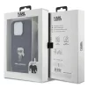  iPhone 15 Pro Fekete Karl Lagerfeld Crossbody Saffiano Monogram Metal-3666339165895 7 kép
