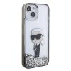 Karl Lagerfeld KLHCP15SLKKNSK iPhone 15 6.1" átlátszó kemény tok L-3666339164072 4 kép