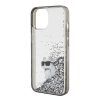  iPhone 15 Átlátszó Karl Lagerfeld Liquid Glitter Choupette tok-3666339164195 6 kép