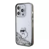  iPhone 15 Pro Max Karl Lagerfeld Liquid Glitter Choupette tok - átl�-3666339164225 2 kép