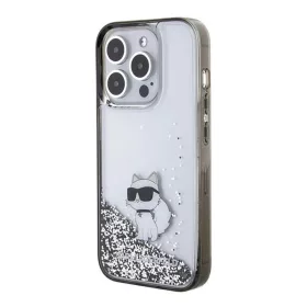  iPhone 15 Pro Max Karl Lagerfeld Liquid Glitter Choupette tok - átl�-3666339164225 2 kép