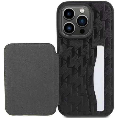  iPhone 15 Pro Max Karl Lagerfeld Saffiano Cardslots és Állványos M-3666339169626 8 kép