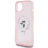 Karl Lagerfeld Ring Stand Karl&Choupette MagSafe tok iPhone 15 Plus - -3666339169008 6 kép