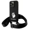  iPhone 15 Pro 6.1" Karl Lagerfeld KLHCP15LSCBSCNK fekete/fekete Cross-3666339167578 1 kép