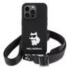  iPhone 15 Pro 6.1" Karl Lagerfeld KLHCP15LSCBSCNK fekete/fekete Cross-3666339167578 2 kép