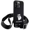  iPhone 15 Pro 6.1" Karl Lagerfeld KLHCP15LSCBSCNK fekete/fekete Cross-3666339167578 3 kép