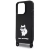  iPhone 15 Pro 6.1" Karl Lagerfeld KLHCP15LSCBSCNK fekete/fekete Cross-3666339167578 5 kép