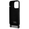  iPhone 15 Pro 6.1" Karl Lagerfeld KLHCP15LSCBSCNK fekete/fekete Cross-3666339167578 6 kép