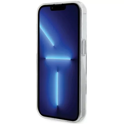  iPhone 15 Pro 6.1" fehér/fehér Karl Lagerfeld kemény tok Ring Stan-3666339168650 5 kép
