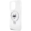  iPhone 15 Pro 6.1" fehér/fehér Karl Lagerfeld kemény tok Ring Stan-3666339168650 6 kép
