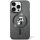 Karl Lagerfeld KLHMN61HGKCNOK iPhone 11 6,1" fekete/fekete kemény tok Karl&Choupette Csillámpor MagSafe tok
