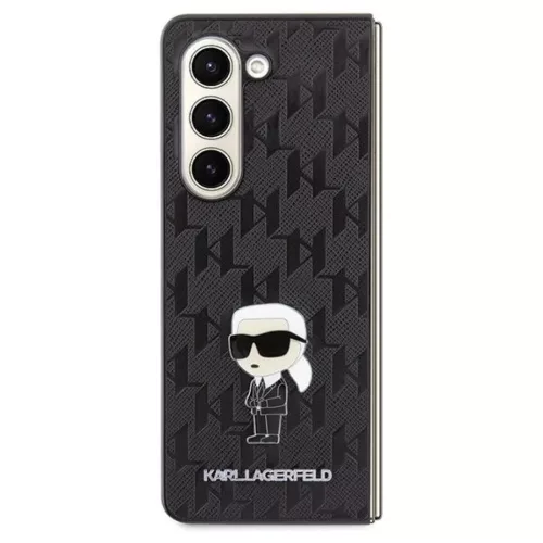 Karl Lagerfeld Saffiano Monogram Ikonik Pin tok Samsung Galaxy Z Fold -3666339174026 2 kép
