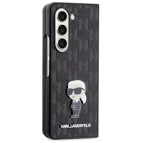 Karl Lagerfeld Saffiano Monogram Ikonik Pin tok Samsung Galaxy Z Fold -3666339174026 5 kép
