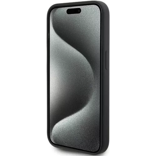  iPhone 15 Pro fekete Karl Lagerfeld Silicone Karl Script tok-3666339168179 5 kép