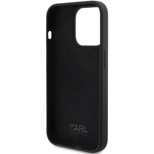  iPhone 15 Pro fekete Karl Lagerfeld Silicone Karl Script tok-3666339168179 7 kép