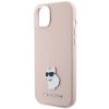 Karl Lagerfeld Szilikon Choupette Metal Pin tok iPhone 15 Plus / 14 Pl-3666339166243 6 kép