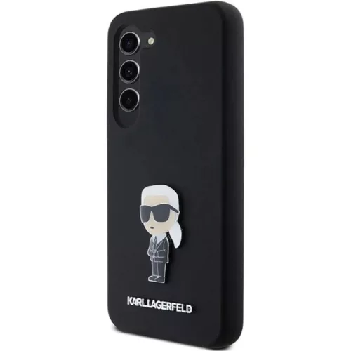 Karl Lagerfeld Szilikon Ikonikus Fém Kitűző tok Samsung Galaxy S23 -3666339242268 2 kép