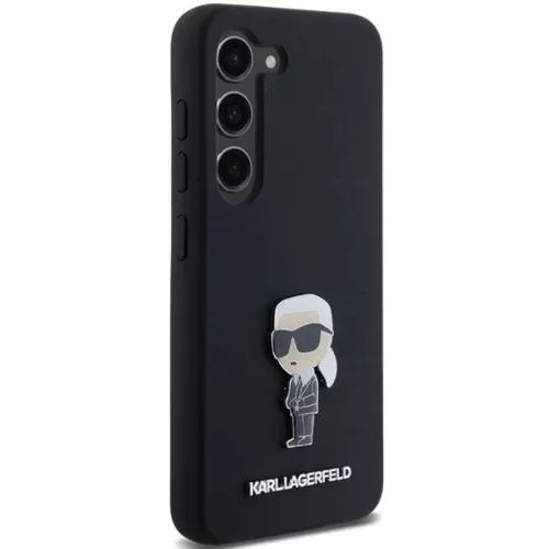 Karl Lagerfeld Szilikon Ikonikus Fém Kitűző tok Samsung Galaxy S23 -3666339242268 4 kép