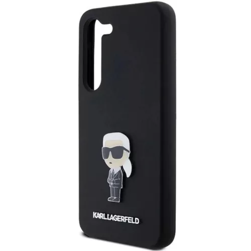 Karl Lagerfeld Szilikon Ikonikus Fém Kitűző tok Samsung Galaxy S23 -3666339242268 6 kép