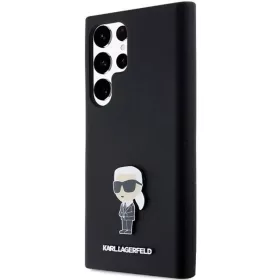 Karl Lagerfeld Silicone Ikonik Metal Pin tok Samsung Galaxy S23 Ultra -3666339242282 2 kép