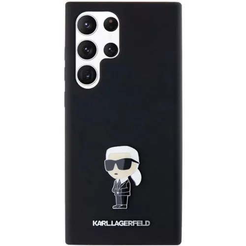 Karl Lagerfeld Silicone Ikonik Metal Pin tok Samsung Galaxy S23 Ultra -3666339242282 3 kép