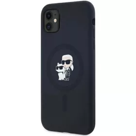 Karl Lagerfeld Szilikon Karl & Choupette MagSafe tok iPhone 11 -hez - -3666339253943 2 kép