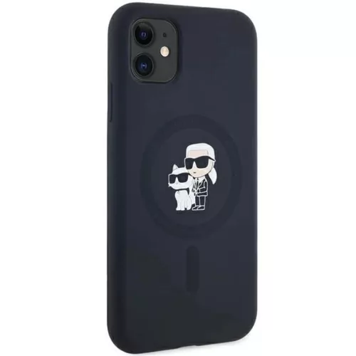 Karl Lagerfeld Szilikon Karl & Choupette MagSafe tok iPhone 11 -hez - -3666339253943 4 kép