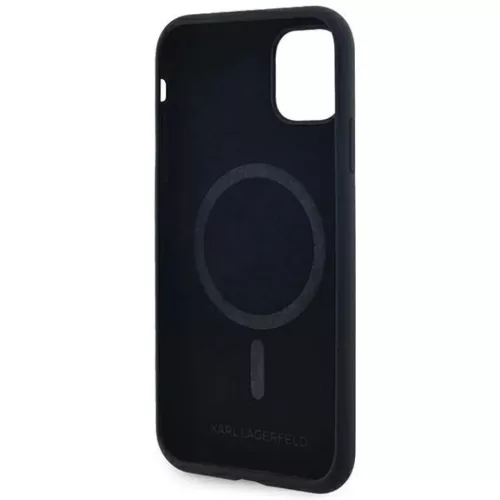 Karl Lagerfeld Szilikon Karl & Choupette MagSafe tok iPhone 11 -hez - -3666339253943 7 kép