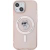 Karl Lagerfeld IML Choupette MagSafe tok iPhone 15 - rózsaszín-3666339162474 3 kép