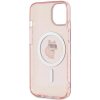Karl Lagerfeld IML Choupette MagSafe tok iPhone 15 - rózsaszín-3666339162474 7 kép